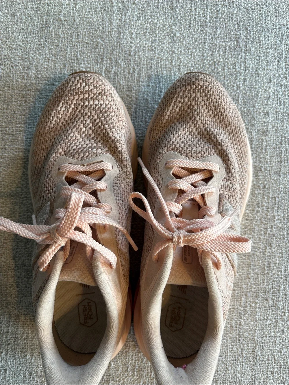 New Balance Women's Blush Pink Athletic Running Shoes